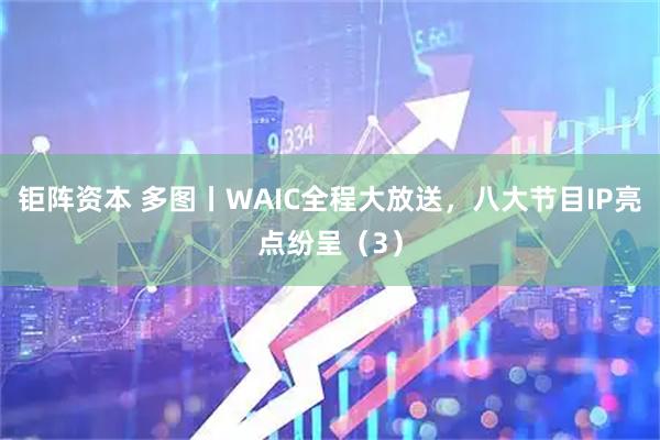 钜阵资本 多图丨WAIC全程大放送，八大节目IP亮点纷呈（3）